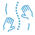 icono azul posturologia